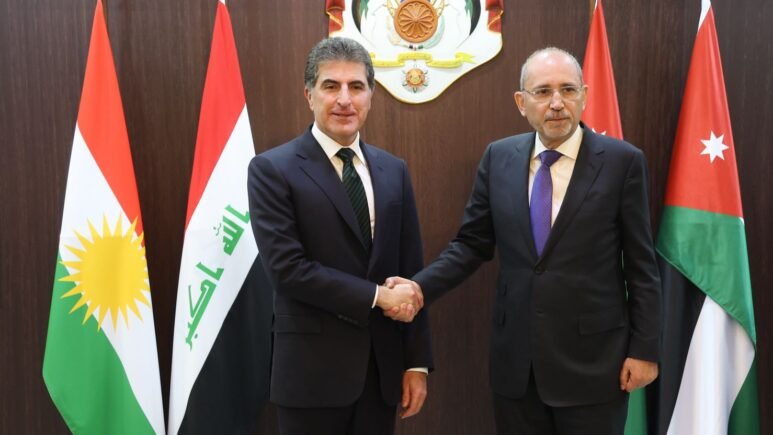 نيجيرفان بارزاني ونائب رئيس الوزراء الأردني يؤكدان على حفظ استقرار المنطقة