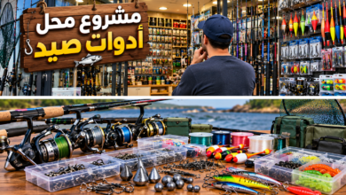مشروع محل أدوات صيد